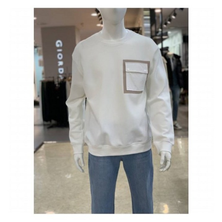 W몰 NIX 남성신상 포켓포인트 세미오버핏맨투맨 NQSCTM751WHO_14