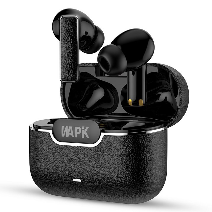 WAPIK 무선 이어폰 RS6 블루투스 5.4+EDR 커널형 게이밍 노이즈 캔슬링