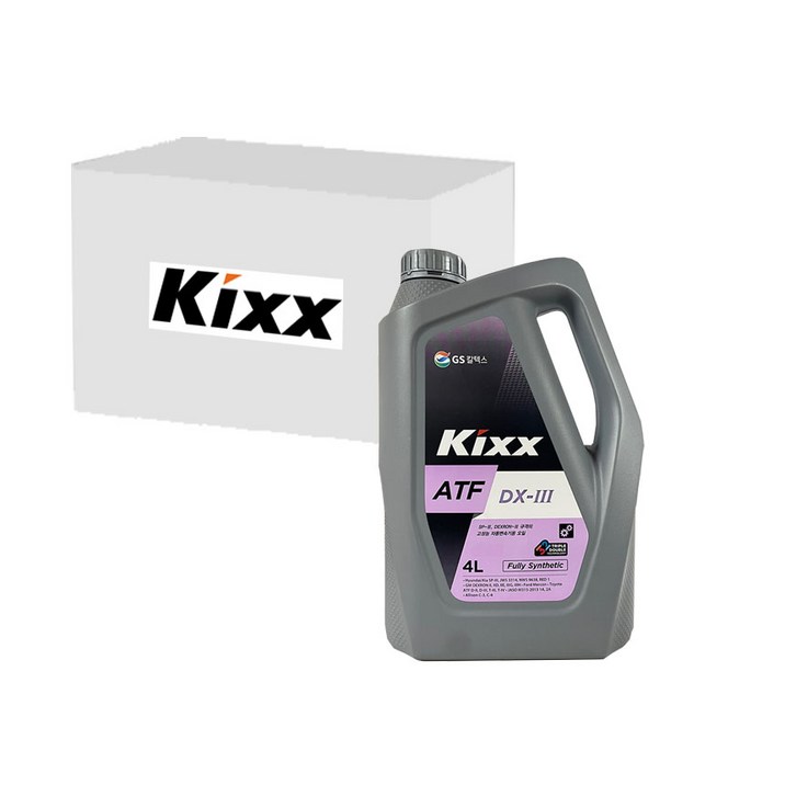KIXX 킥스 ATF DXIII 자동미션오일, 덱스론3, 4L x 4개, 1개 KIXX 킥스 ATF DXIII 자동미션오일, 덱스론3, 4L x 4개, 1개