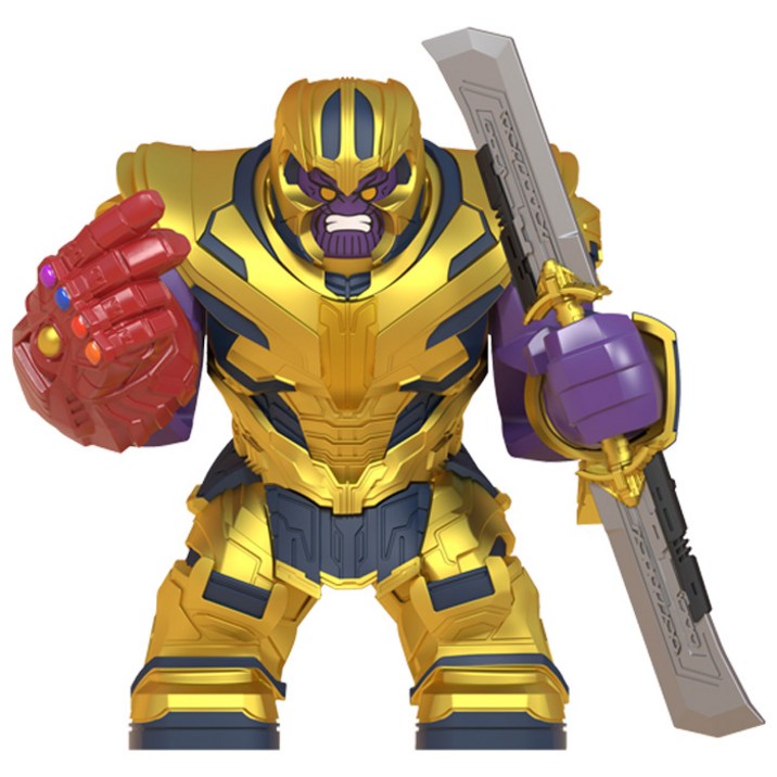 타노스 3종 풀세트 호환블럭 브릭미니피규어 취미/수집/장식/컬렉션용 커스텀 블록피겨, 1개