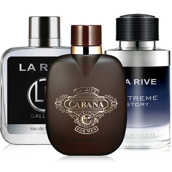 [공식수입] 라리브 남성향수 베스트 3종 (카바나+갈란트+익스트림), 265ml, 90ml, 1개