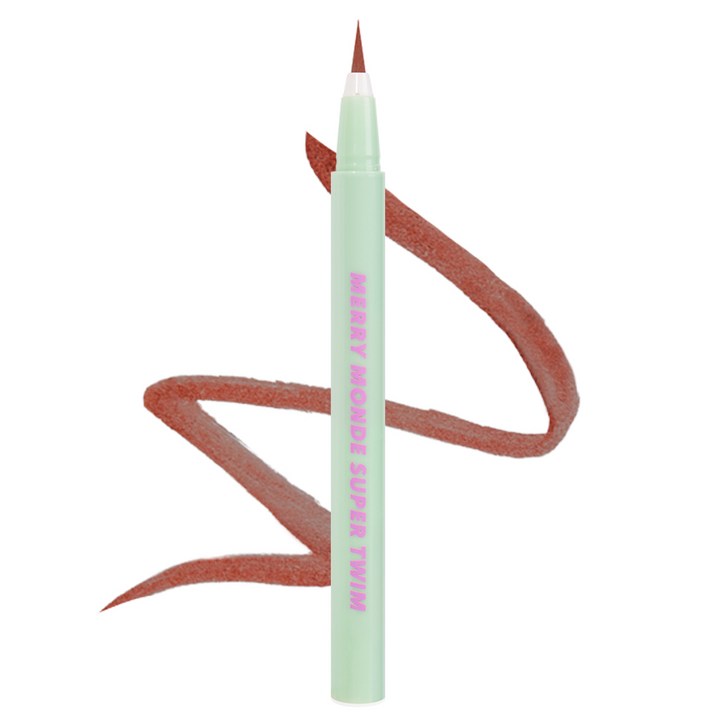 메리몽드 슈퍼트임 펜 아이라이너, 08 로지트임, 1개 메리몽드 슈퍼트임 펜 아이라이너, 08 로지트임, 1개