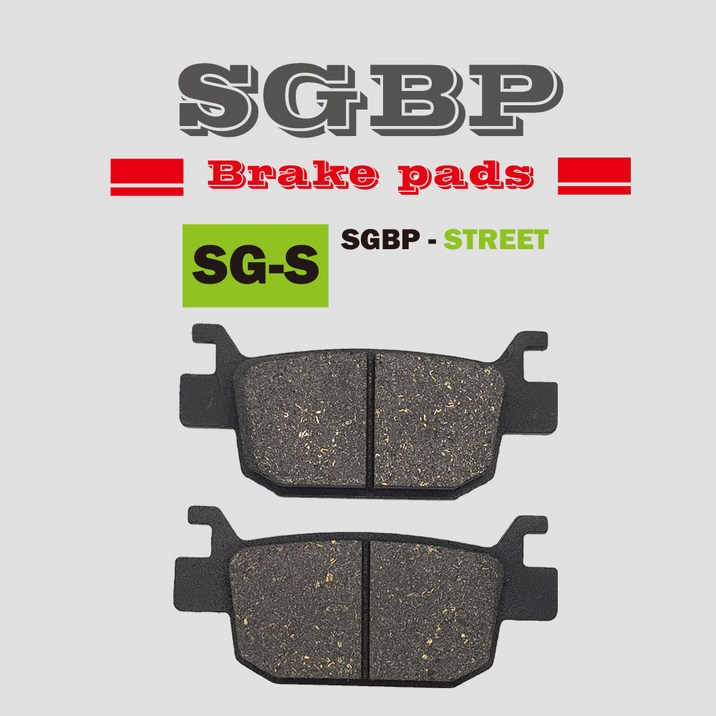 SGBP 혼다 PCX21 포르자 300 350 리어 뒤브레이크패드 세미메탈 패드 BP104