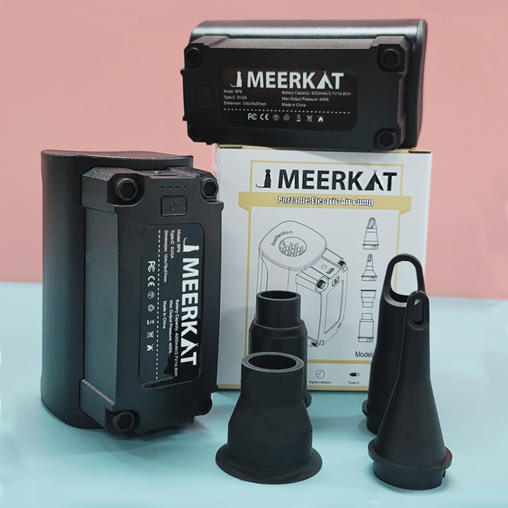 캠핑학교 자충매트 무선 에어펌프