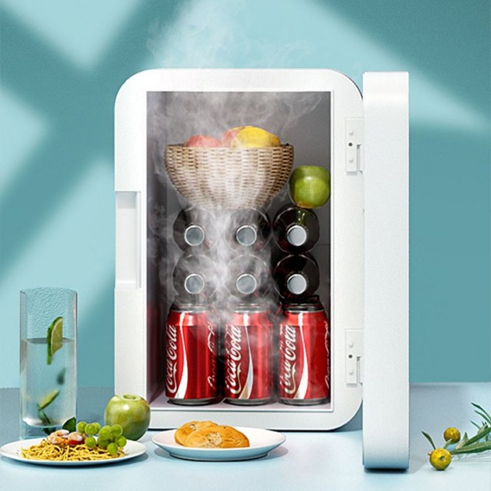 가정용 8L 미니 냉장고 음료수 소형 냉온 겸용 다용도3H 쾌속 냉각 기능