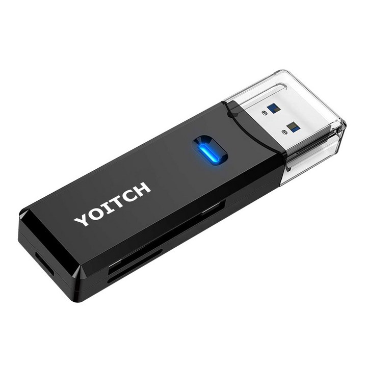 요이치 2in1 USB 2.0 메모리 카드리더기, CTC-CR200, 혼합색상 2263231228