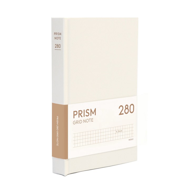 인디고 프리즘 280 모눈 양장 노트 B6, 32절