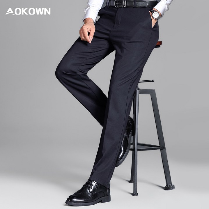 AOKOWN 중년 남자 스판 정장바지 구김없는 남성 정장바지 3236 AOKOWN 중년 남자 스판 정장바지 구김없는 남성 정장바지 3236