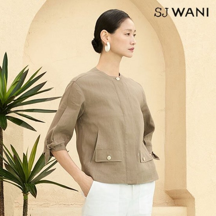 SJ와니 프렌치린넨 100 재킷
