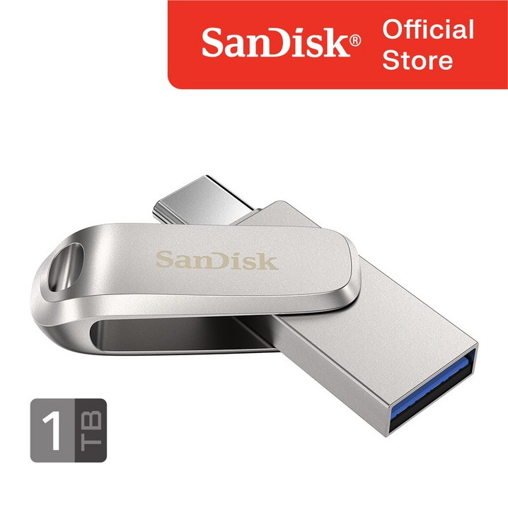 샌디스크 정품 울트라 듀얼 드라이브 럭스 SDDDC4 USB OTG, 1TB