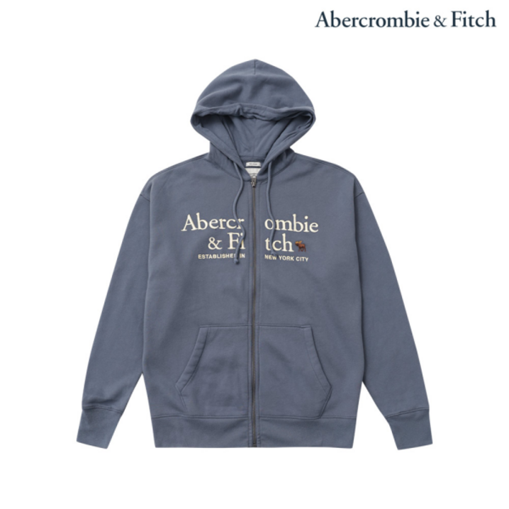 아베크롬비 AampFITCH 아베크롬비 그래픽 후드 집업 GRAY BLUE 아베크롬비 AampFITCH 아베크롬비 그래픽 후드 집업 GRAY BLUE