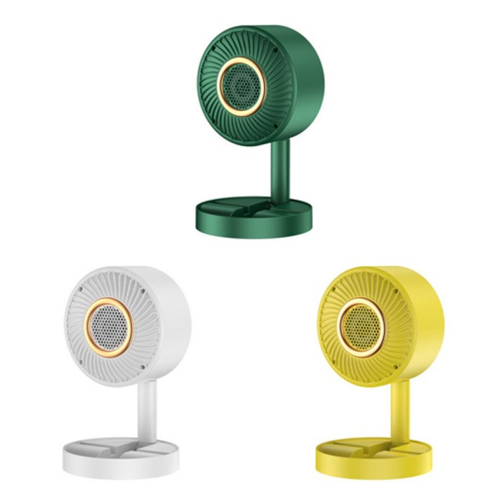 YAPOGI 미니 온풍기 가정용 신축 접이식 휴대용 탁상용 저소음 온품기 NFJ06