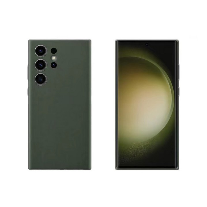 갤럭시 S22S23S24 울트라 심플 레더 가죽 커버 휴대폰 케이스