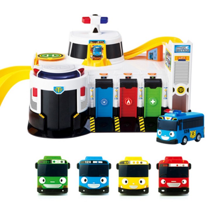 타요 긴급출동센터  NEW 타요 미니카 4종 세트