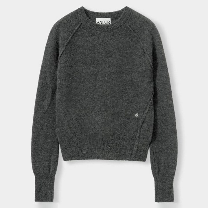 세터 여성용 도버 라운드 털 니트