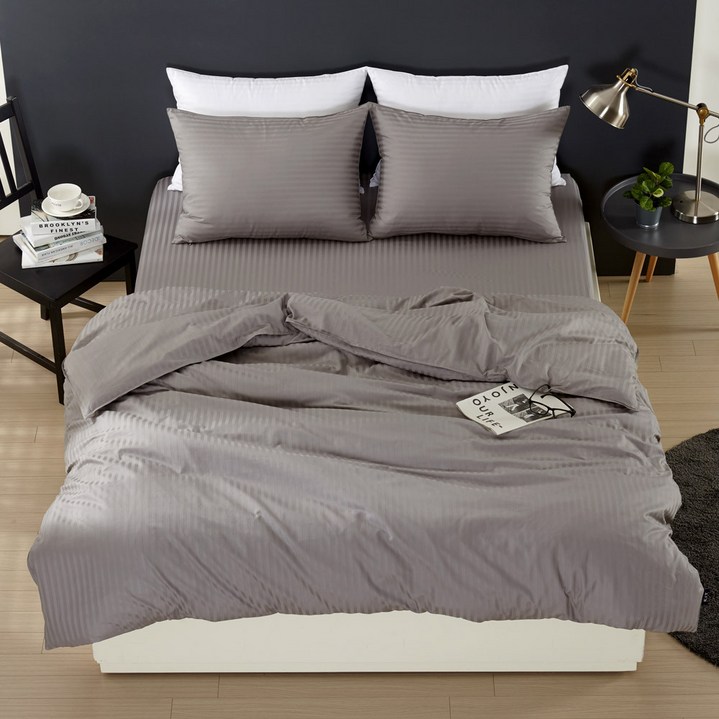 케이아이티홈 순면 60수 로얄 샤틴 이불 커버