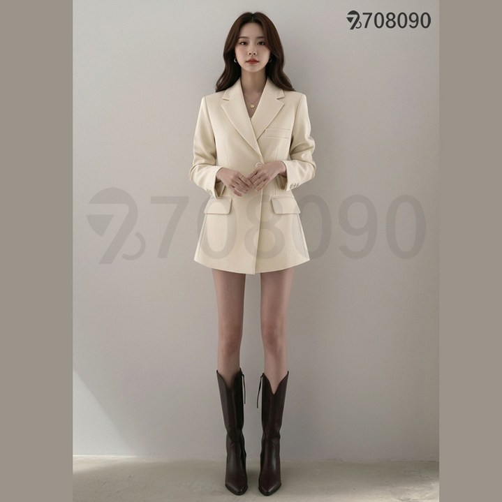 708090 가을 겨울 여성 트랜드 고급스러움  정장 자켓 슬림핏 캐주얼 재킷