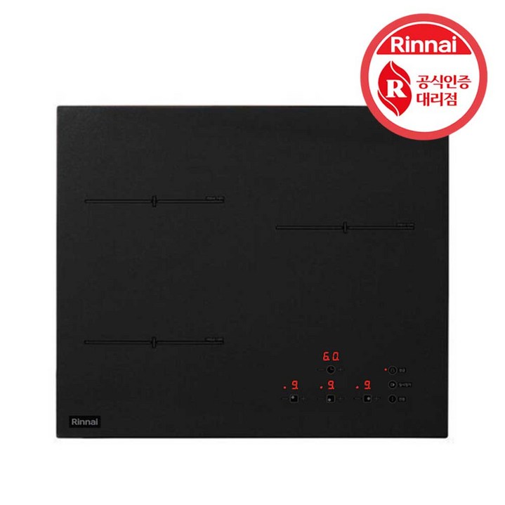 린나이 3구 인덕션 IHF6000N 빌트인 전기레인지 터치식 전기렌지 자동 전력제어 린나이 3구 인덕션 IHF6000N 빌트인 전기레인지 터치식 전기렌지 자동 전력제어