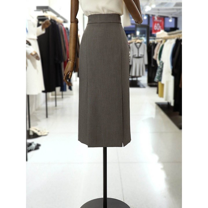 [국내백화점]  [파주점] 모조에스핀 사이드 슬릿 H라인 스커트 S253MSD106 고급 출근룩