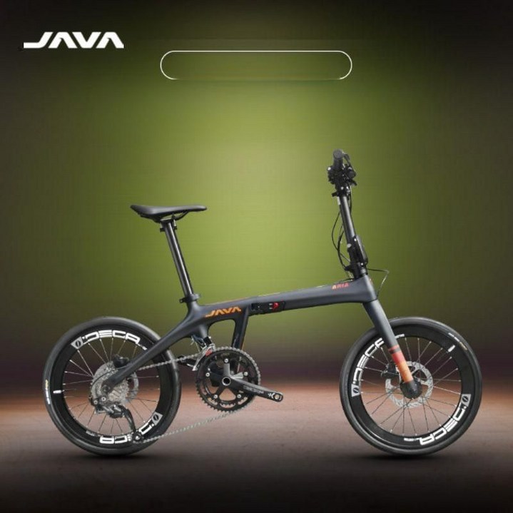 JAVA ARIA 자바 아리아 Jiawo 접이식 카본 미니벨로 자전거 18단 듀얼 디스크 브레이크