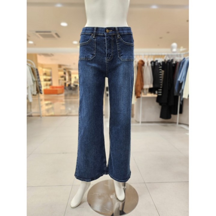 (올리브데올리브) 워싱 세미와이드 부츠컷 데님팬츠 (YJ4AL839) 1414857