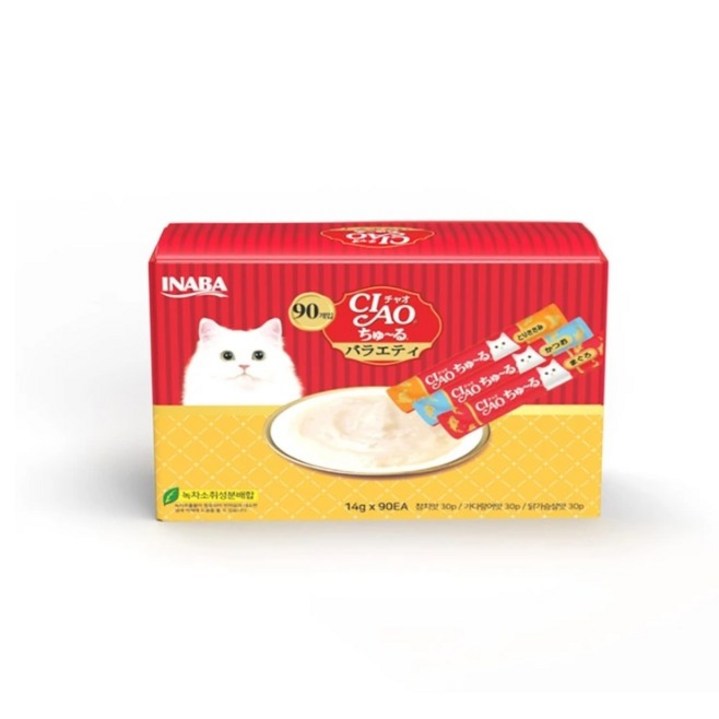 이나바 챠오츄르 대용량 90입 고양이 간식