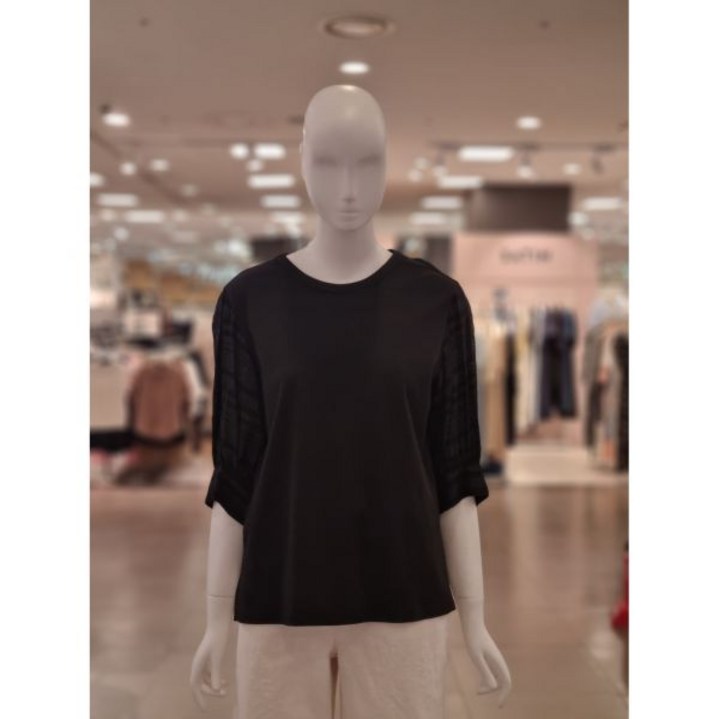 나이스클랍 우븐 패치 티셔츠 N213MWT701 백화점 아울렛 한정수량 (3884934)