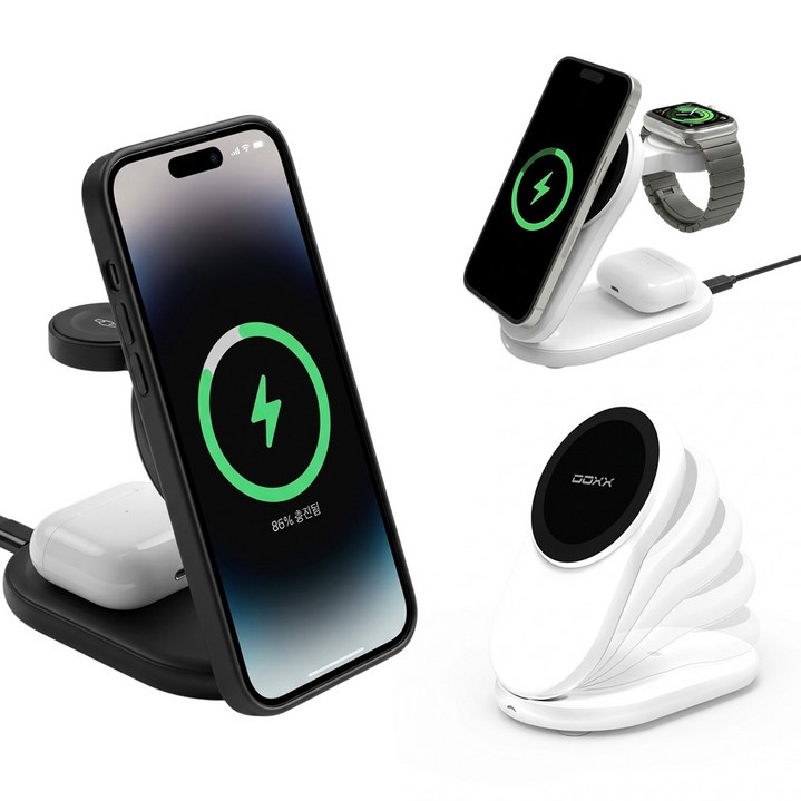 DOXX 26년 맥세이프 3in1 무선충전기 애플워치 멀티 고속