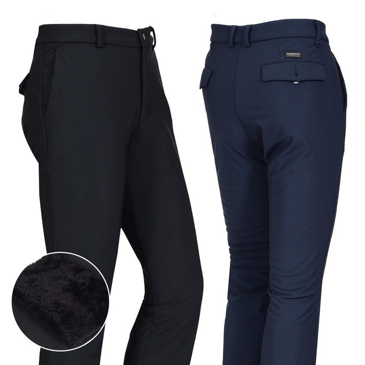 워킹맨 아울렛 2장(1+1) 겨울시즌 윈드 방풍 방수 융털바지 따뜻한 기모팬츠 아웃도어 일상복 편한바지 긴바지 하의 B163