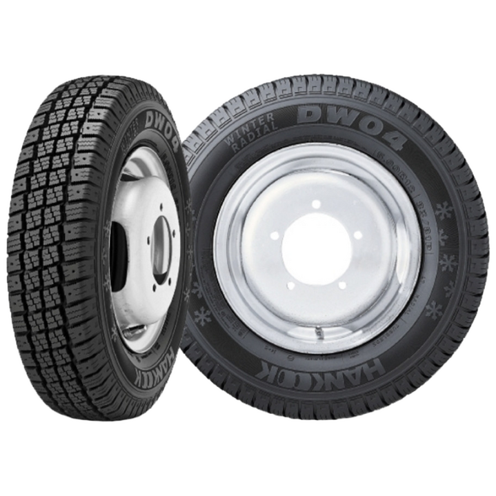 한국타이어 195 15 8P / 스노우 DW04 19515 8p / 봉고3 1톤 , 포터2 4륜, 봉고3 4륜 / 스파이크 장착 가능, 1개