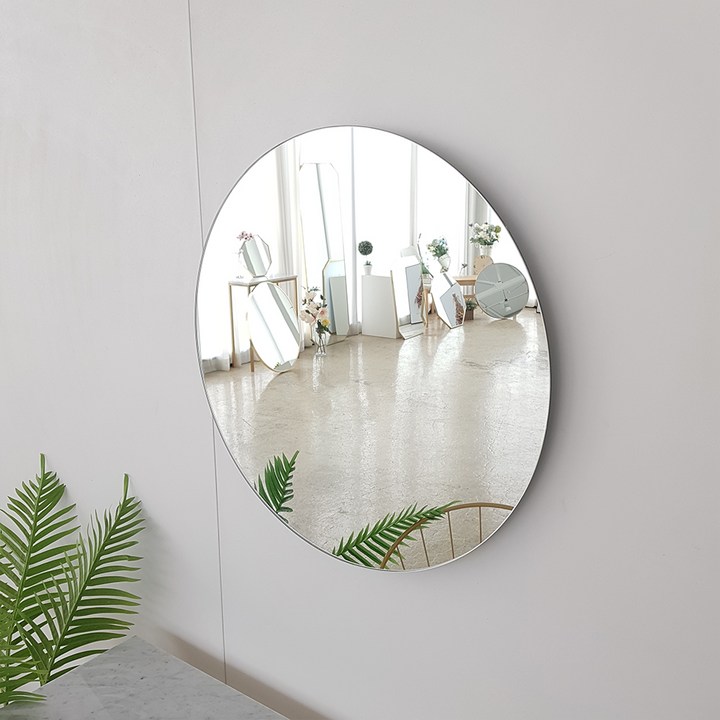 노프레임거울 아트벨라 노프레임 원형 거울, 단일색상