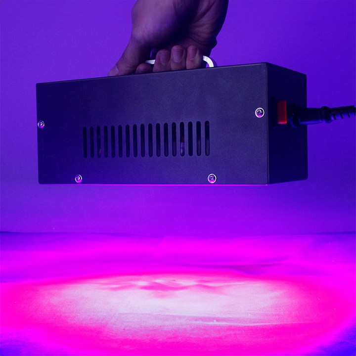 큐라텍 uv경화기 LED 자외선 램프 조사기 코팅 경화 기계 휴대용