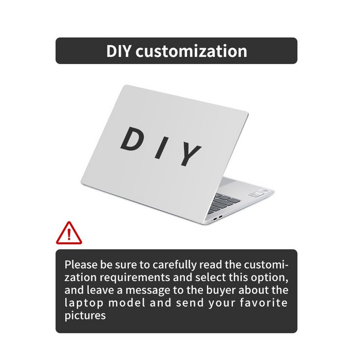 DIY 기하학 커버 노트북 스킨 스티커, 13.3 14 15.6 17.3 비닐 케이스, 맥북, 레노버, HP, 에이서 장식