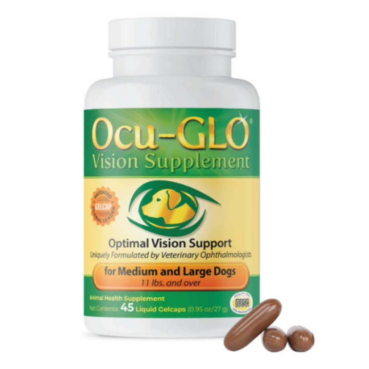 Ocu-GLO 오큐글로 동물 영양제 강아지 눈 영양제 45캡슐 반려견