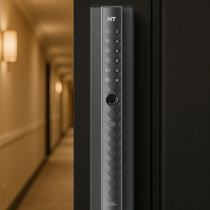 현대HT 주키형 디지털 현관 도어락 지문인식 즉시잠금 현관문도어락, 고객직접설치, TDLA5001F