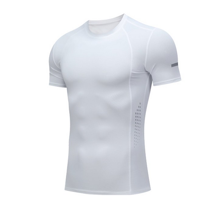 남자 스포츠 이너웨어 컴프레션 언더레이어 스포츠 반팔 상의
