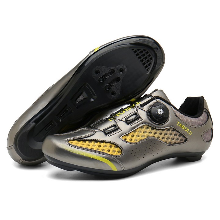 BOSUN 타보루 자전거신발 남여공용 평페달용신발 로드용 MTB용 클릿슈즈 사이클 라이딩 T15, 로드용 그레이, 250