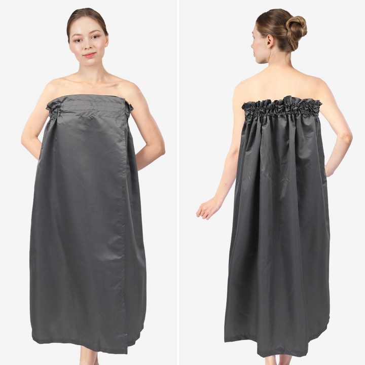 VSS46 벨크로 마사지 가운 피부 관리 검진 미용실 찍찍이 벨크로 샵