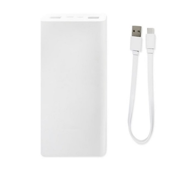 샤오미 7세대 22.5W 고속 대용량 초고속 충전 휴대용 보조배터리 20000mAh C타입, PB2022Zm 흰색