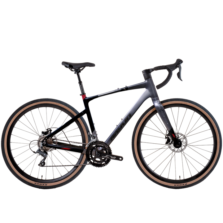 레이윤 GR716HD 그래블 바이크 로드 자전거 입문용 Gravel 완조립, 1개, 510cm, 블랙그레이