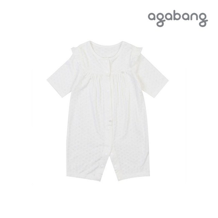 아가방 러브수플레7부우주복 O WHITE  01Q31755803