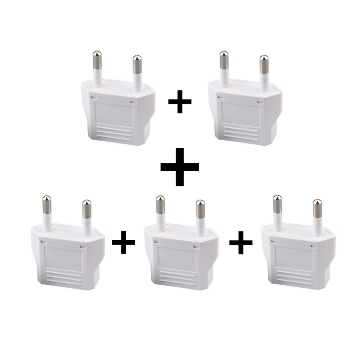 5개 유럽형 변환 돼지코 플러그 미국 중국 변환 어댑터 EU US plug, 4.8mm, 화이트, 5개 5개 유럽형 변환 돼지코 플러그 미국 중국 변환 어댑터 EU US plug, 4.8mm, 화이트, 5개