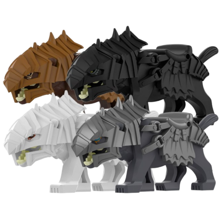 중세판타지 동물말울프라이칸 호환블록 브릭피규어 컬렉션, 1개