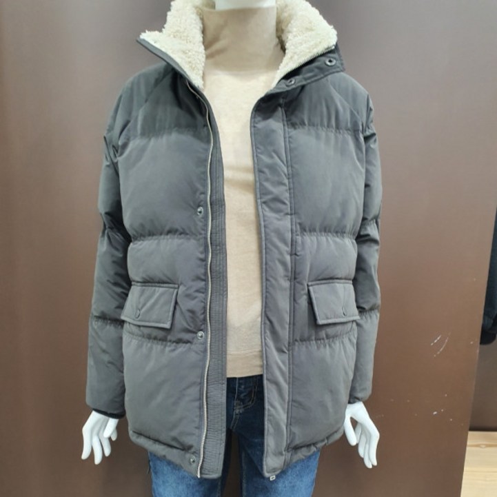 시에로 프리미엄 네크 퍼 변형퀼팅 다운점퍼 SI4JPF306