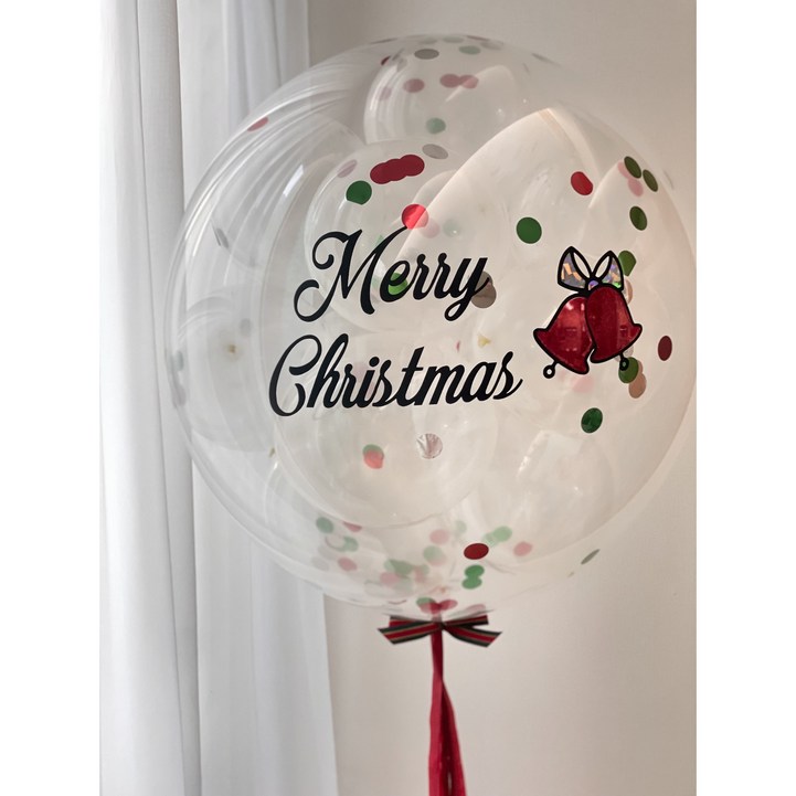 베베벌룬 헬륨풍선 크리스마스풍선 크리스마스풍선완제품 산타풍선