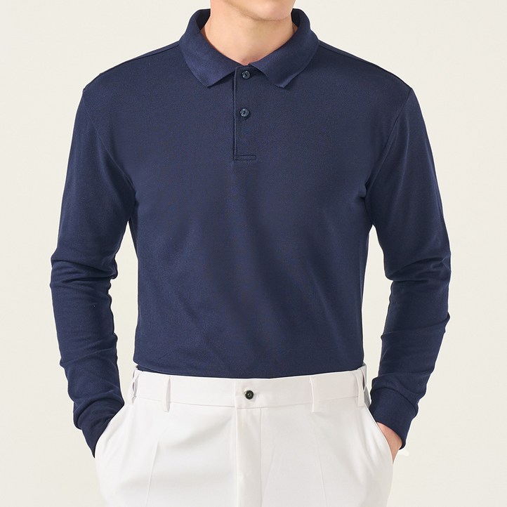 다꾸앙 남성용 티셔츠 베스트셀러 PK 긴팔 카라티셔츠 D01K9tp2495