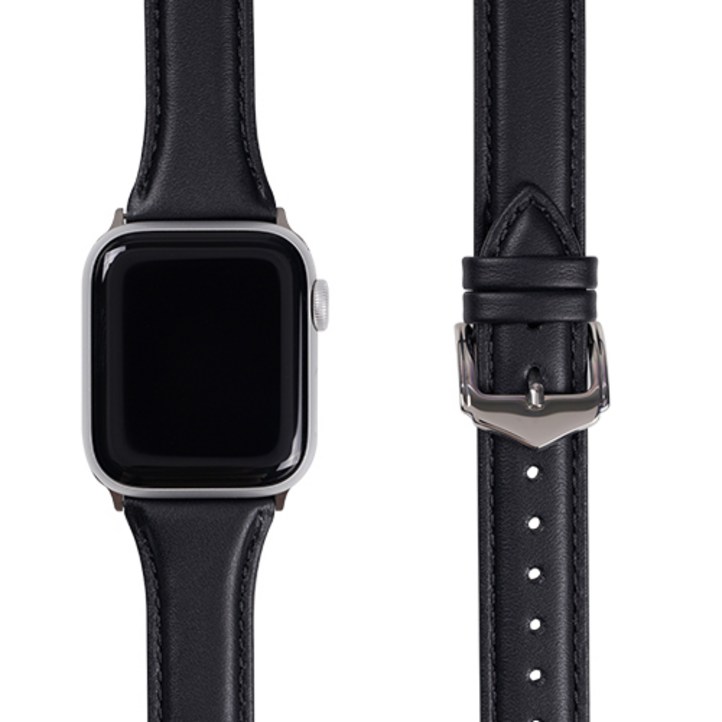 신지모루 스마트워치 가죽 슬림 레더 스트랩