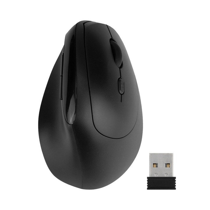 코시 무소음 버티컬 무선마우스, 블랙, M4003WL 코시 무소음 버티컬 무선마우스, 블랙, M4003WL