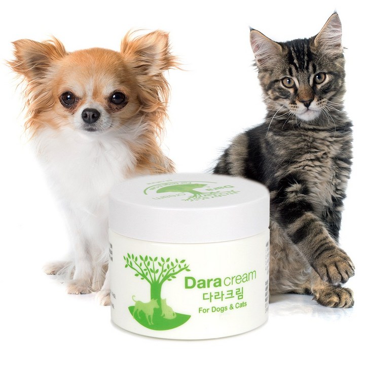하이내처강아지 피부병 아토피 곰팡이 습진 케어 다라크림 25g, 80g 밤 타입 보습 크림 연고