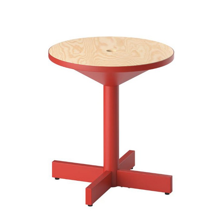 이케아 보조테이블 원형테이블 GRIMSARBO 그림사르보 레드 306.061.68